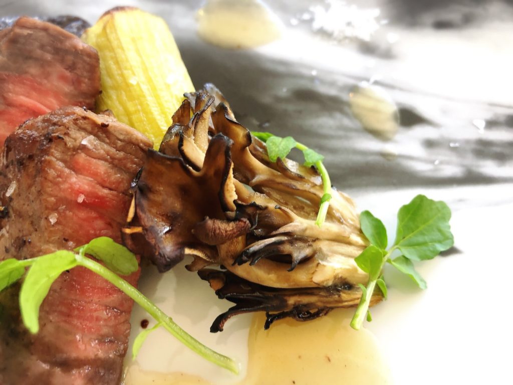 付け合わせ　舞茸