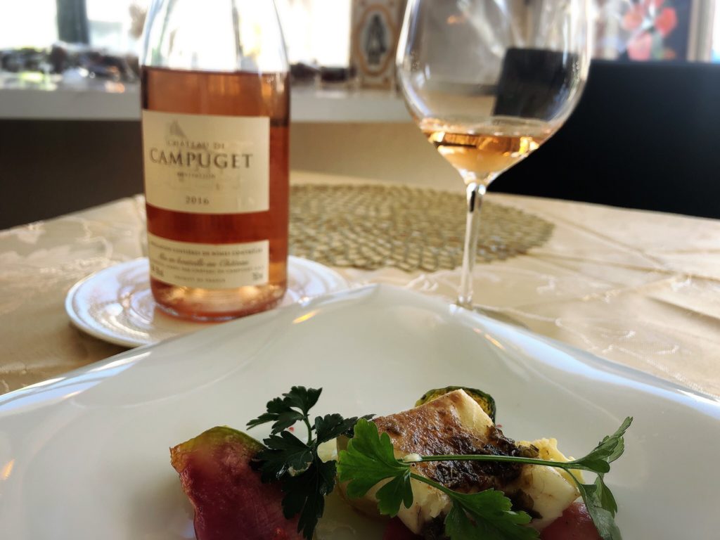 ルパリエ　ペアリング　スズキのインパデッラ×ロゼ(カンプジェ)